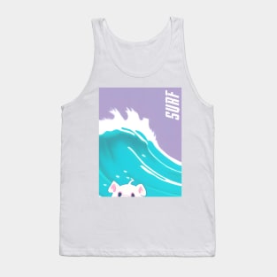 Pink Pig Surf Tank Top